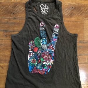 CHASER Peace Tank Top.